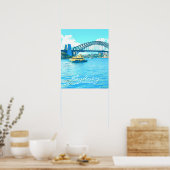 Poster Pont du port de Sydney Ferry (Cuisine)