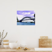 Poster Pont du port de Sydney Ferry (Cuisine)