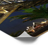 Poster Pont du port de Sydney la nuit (Coin)