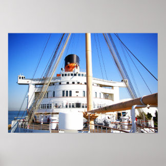 Poster Pont du Queen Mary - Long Beach, Californie