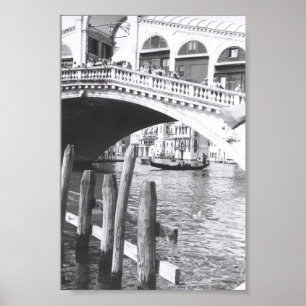 Poster Pont du Rialto Venise Italie Grand Canal