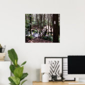 Poster Pont du sentier Appalachian à Laurel Fork Tennesse (Bureau à domicile)
