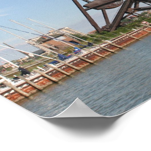 Poster Pont du train de Port Huron (Coin)