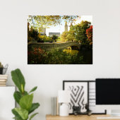 Poster Pont en Automne, Central Park, NYC, Toutes les tai (Bureau à domicile)