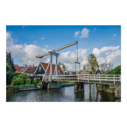 Poster pont en bois (Devant)