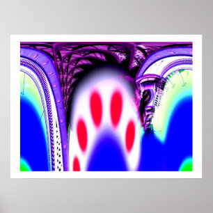 Poster Pont en chute