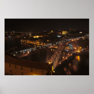 Poster Pont en fer des DOM Luis à Porto