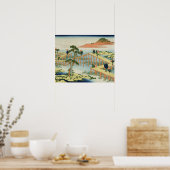 Poster Pont en huit parties, province de Mucawa, Japon, c (Cuisine)