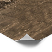 Poster Pont en pierre avec ruisseau (Coin)