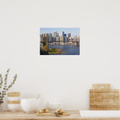Poster Pont et Cityscape (Cuisine)
