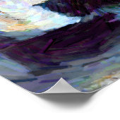 Poster Pont et église (Coin)