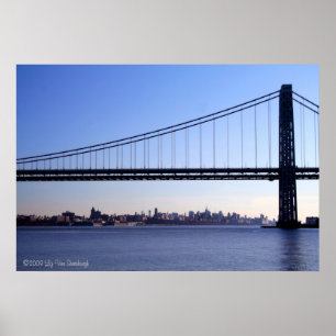 Poster Pont et NY Skyline Print