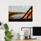 Poster Pont ferroviaire (Bureau à domicile)