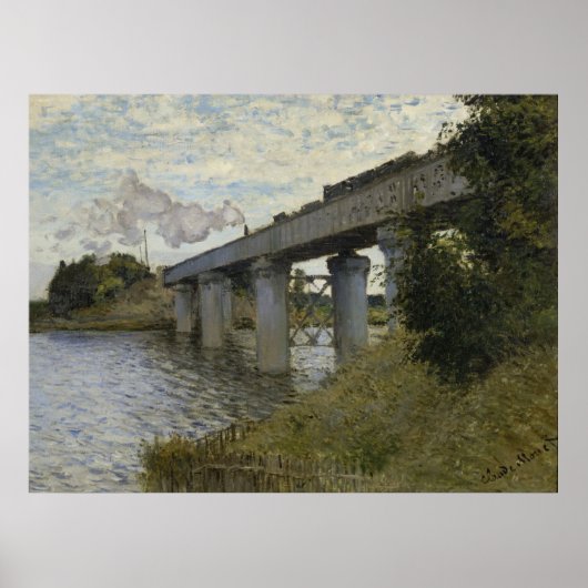Poster Pont ferroviaire à Argenteuil (Chemin de fer) (par (Devant)