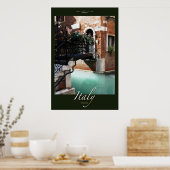 Poster Pont floral (Cuisine)