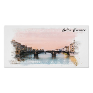 Poster ** Pont Florence Italie AP12 Italie