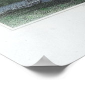 Poster Pont flottant Schuylkill River Grey's Ferry (Coin)