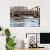 Poster Pont gelé (Bureau à domicile)