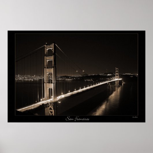 Poster Pont Golden Gate (Devant)