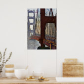 Poster Pont Golden Gate - 20x28 (Cuisine)