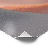 Poster Pont Golden Gate | Belle aquarelle du lever du sol (Coin)