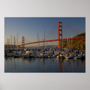 Poster Pont Golden Gate et San Francisco 4