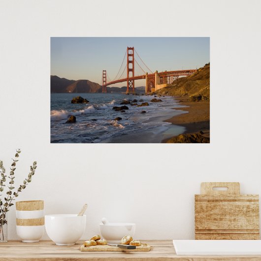 Poster Pont Golden Gate From Baker Beach (Cuisine)