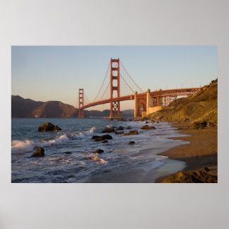 Poster Pont Golden Gate From Baker Beach