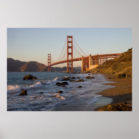 Poster Pont Golden Gate From Baker Beach (Devant)