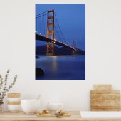 Poster Pont Golden Gate La Nuit (Cuisine)