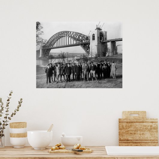 Poster Pont Hell Gate : 1916 (Cuisine)