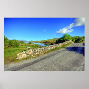 Poster Pont homme calme