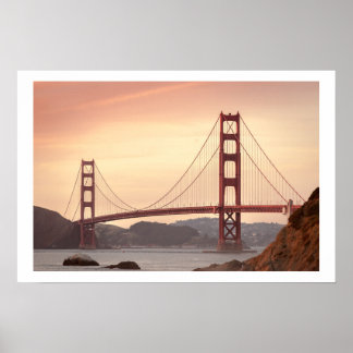 Poster Pont Icone Golden Gate San Francisco Californie