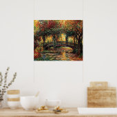 Poster Pont japonais (Cuisine)