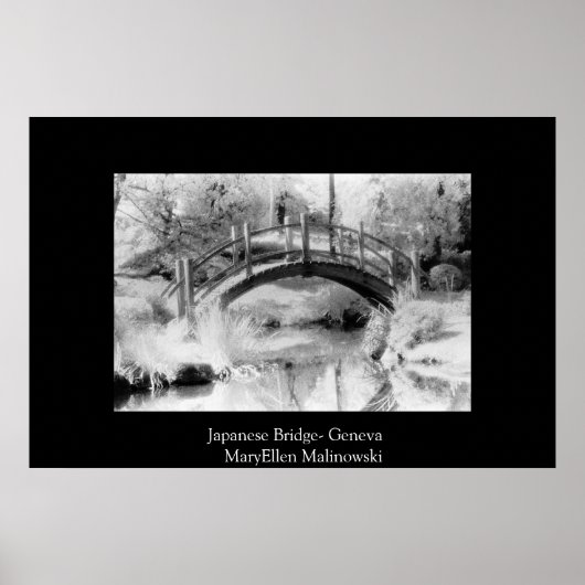 Poster Pont japonais (Devant)