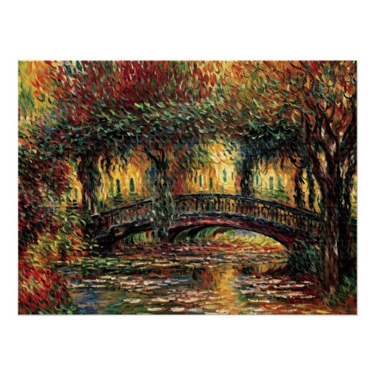 Poster Pont japonais (Devant)