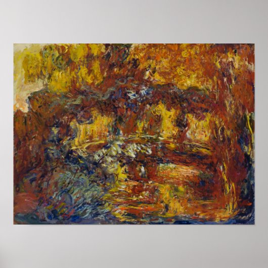 Poster Pont japonais de Monet (Devant)