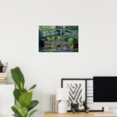 Poster Pont japonais - Pont Japonais - par Claude Monet (Bureau à domicile)