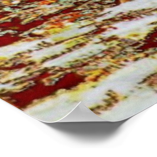 Poster Pont japonais sur les nappes phréatiques - Claude (Coin)