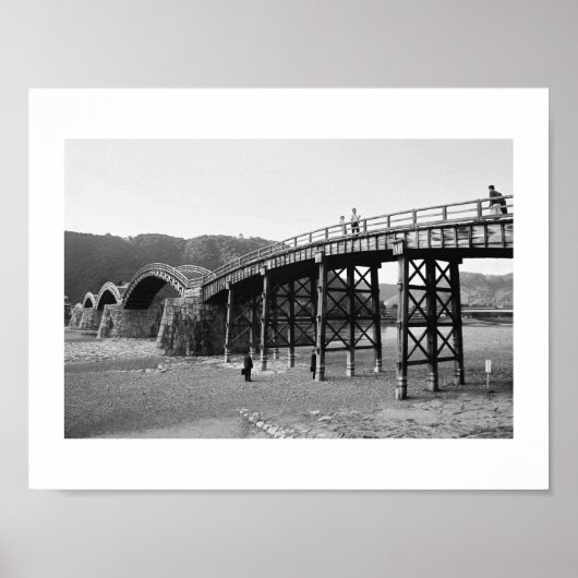 Poster Pont Kintai : Iwakuni, Japon (Devant)