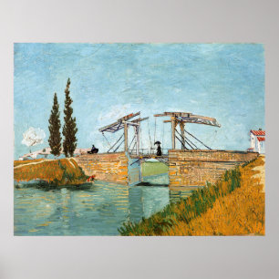 Poster Pont Langlois à Arles Vincent Gogh
