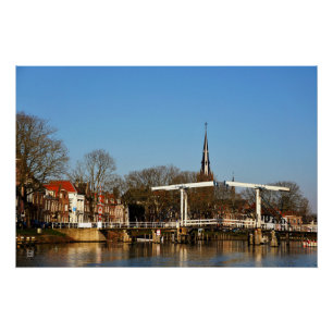 Poster Pont levant aux Pays-Bas.