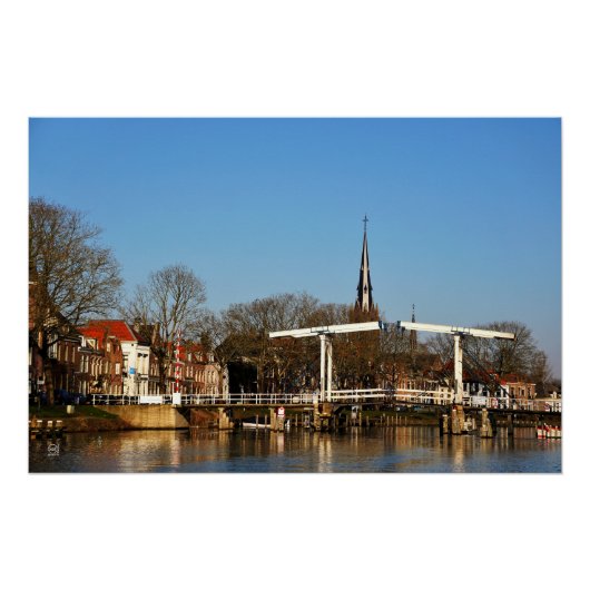 Poster Pont levant aux Pays-Bas. (Devant)