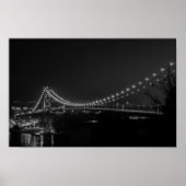 Poster Pont Lions Gate Mono (Devant)