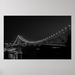 Poster Pont Lions Gate Mono