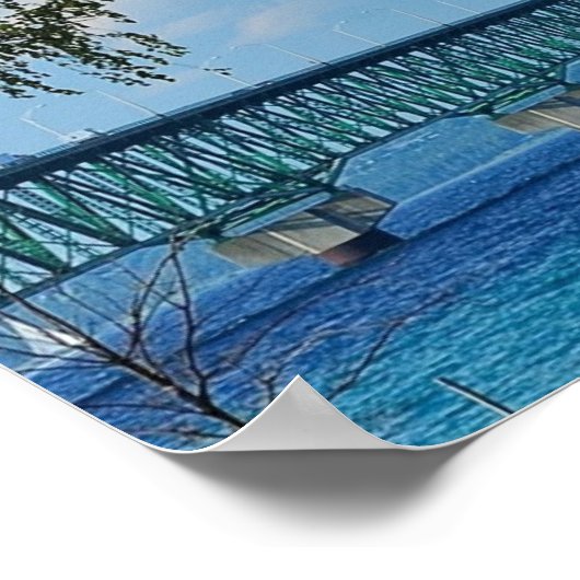 Poster Pont Mackinac (Coin)