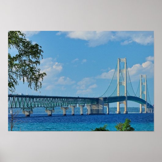 Poster Pont Mackinac (Devant)
