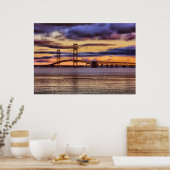 Poster Pont Mackinac #1155 Gold (Cuisine)