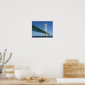 Poster Pont Mackinac du détroit (Cuisine)