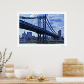 Poster Pont Manhattan A2 du New York Times (Cuisine)